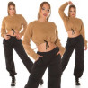 Sexy Cappucino Crop Jumper