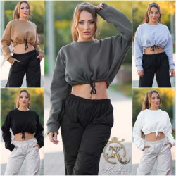 Sexy Cappucino Crop Jumper