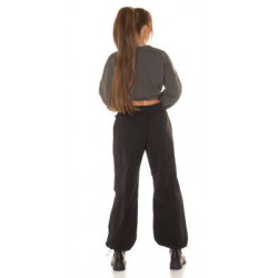 Sexy Khaki Crop Jumper